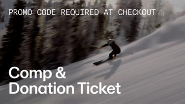 Image for: COMP & DONATION TICKET